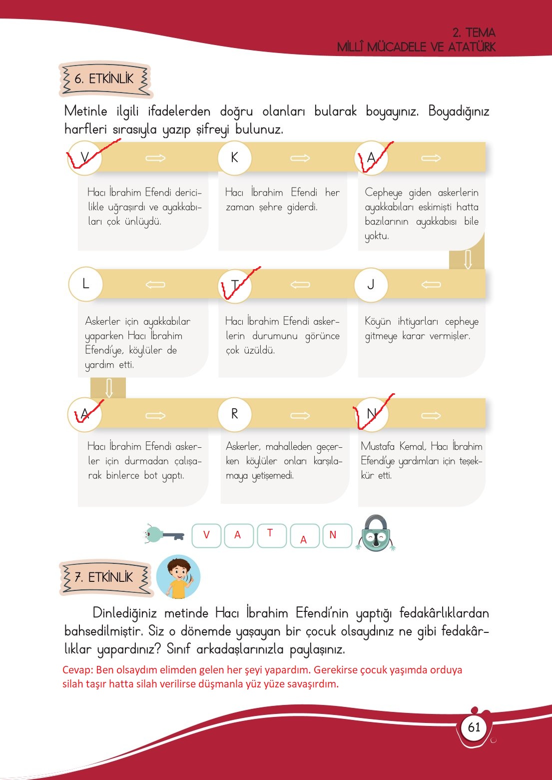 4. Sınıf Meb Yayınları Türkçe Ders Kitabı Sayfa 0061 Cevapları