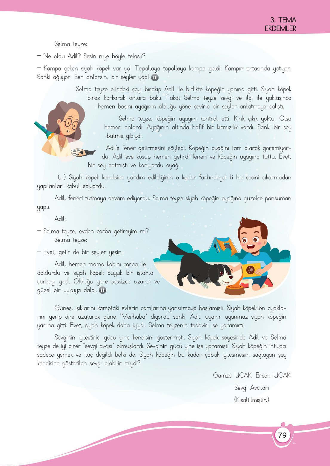 4. Sınıf Meb Yayınları Türkçe Ders Kitabı Sayfa 0079 Cevapları