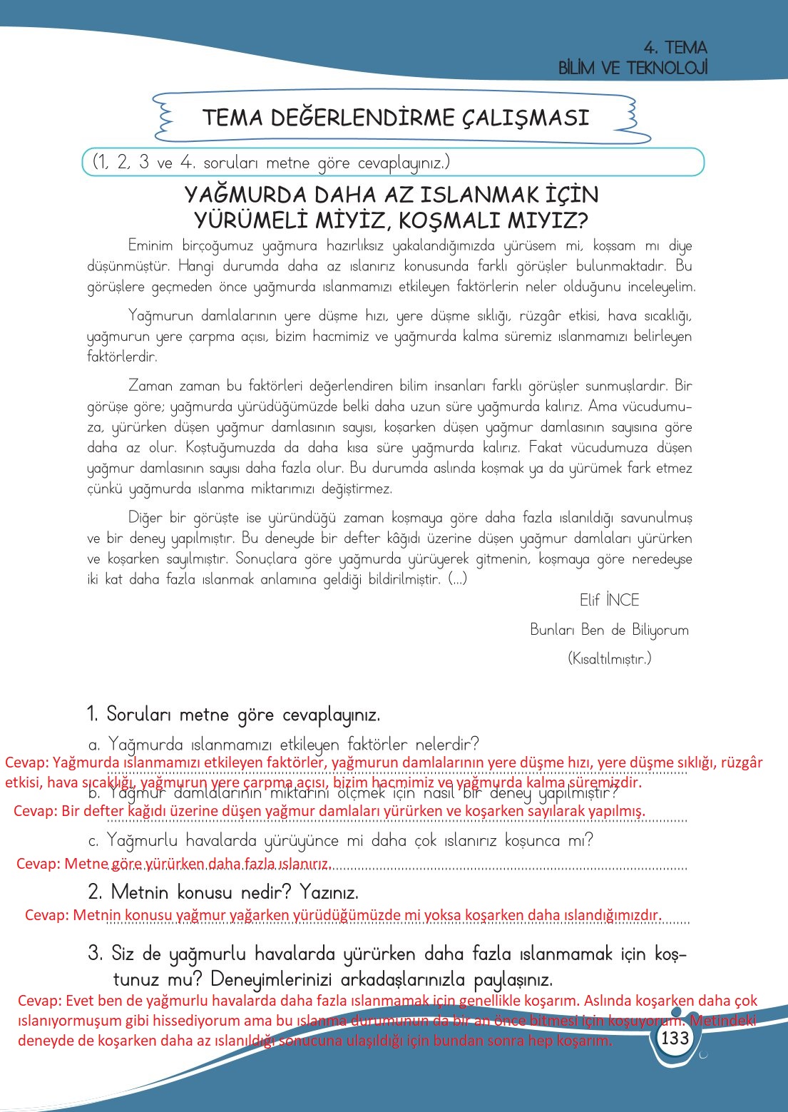 4. Sınıf Meb Yayınları Türkçe Ders Kitabı Sayfa 0133 Cevapları 4. Sınıf Meb Yayınları Türkçe Ders Kitabı Sayfa 0133 Cevapları