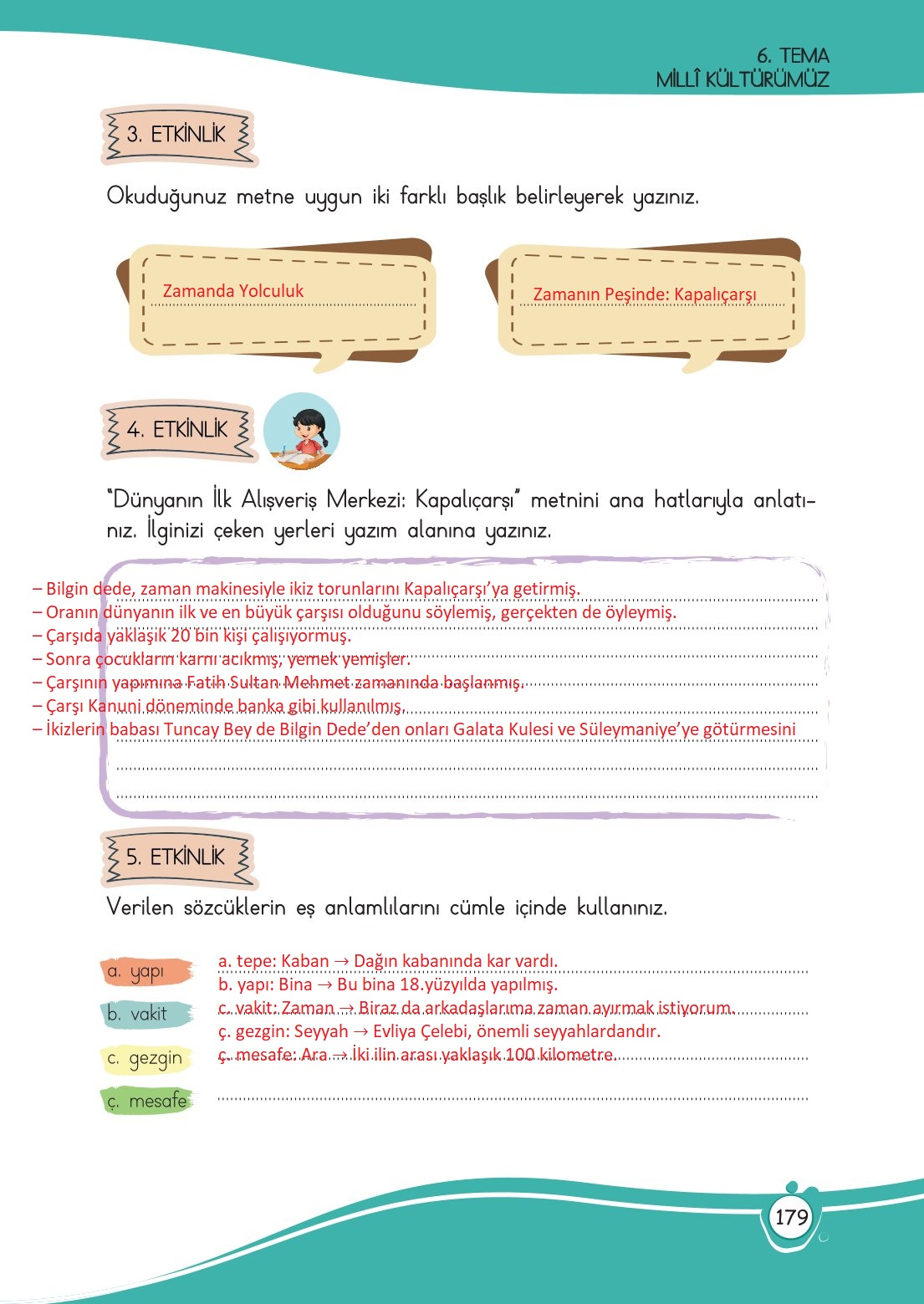 4. Sınıf Meb Yayınları Türkçe Ders Kitabı Sayfa 0179 Cevapları 4. Sınıf Meb Yayınları Türkçe Ders Kitabı Sayfa 0179 Cevapları