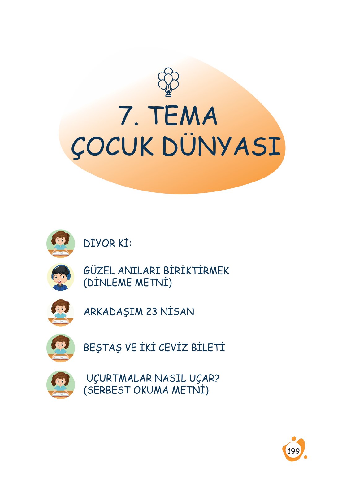 4. Sınıf Meb Yayınları Türkçe Ders Kitabı Sayfa 0199 Cevapları