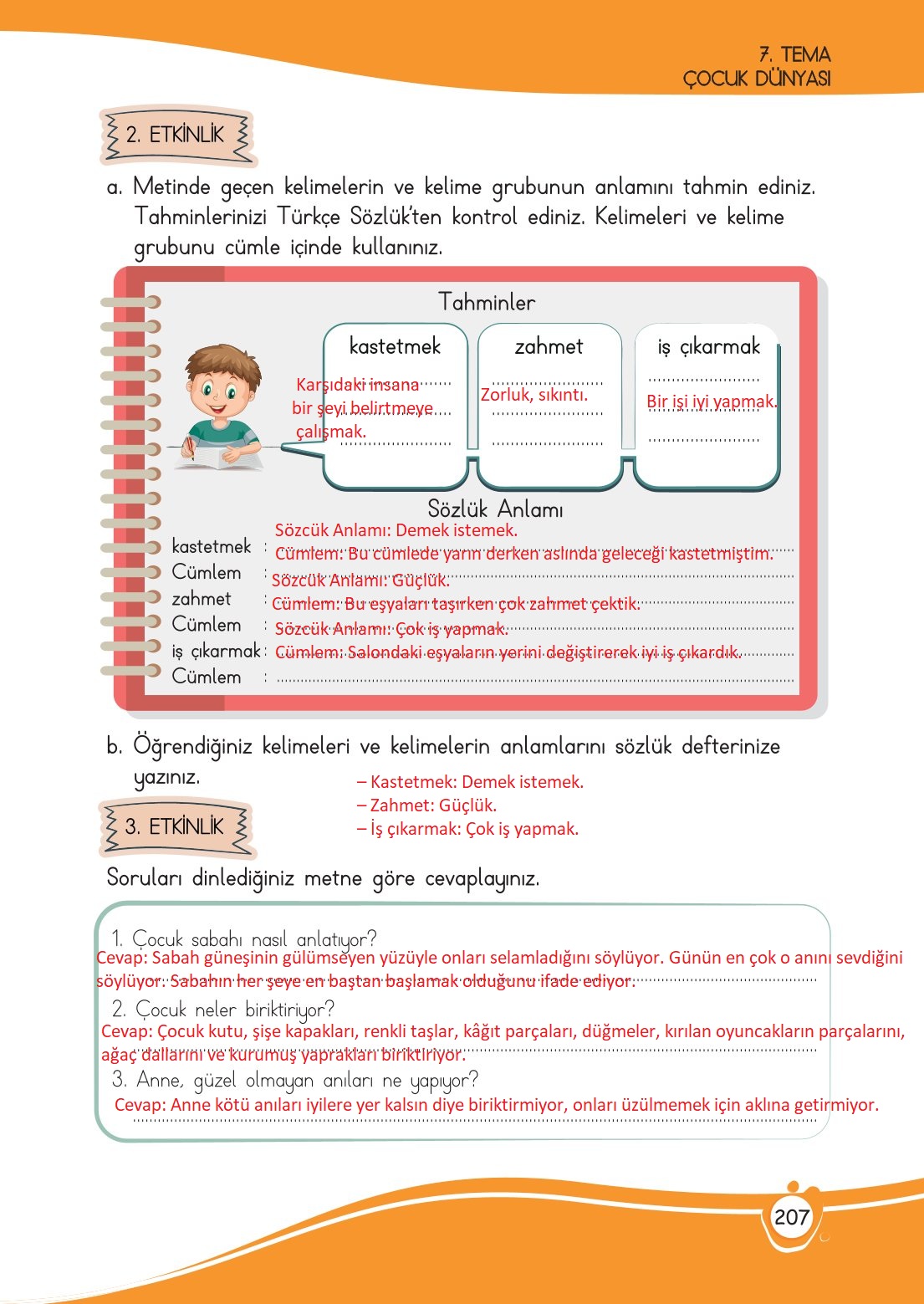 4. Sınıf Meb Yayınları Türkçe Ders Kitabı Sayfa 0207 Cevapları 4. Sınıf Meb Yayınları Türkçe Ders Kitabı Sayfa 0207 Cevapları