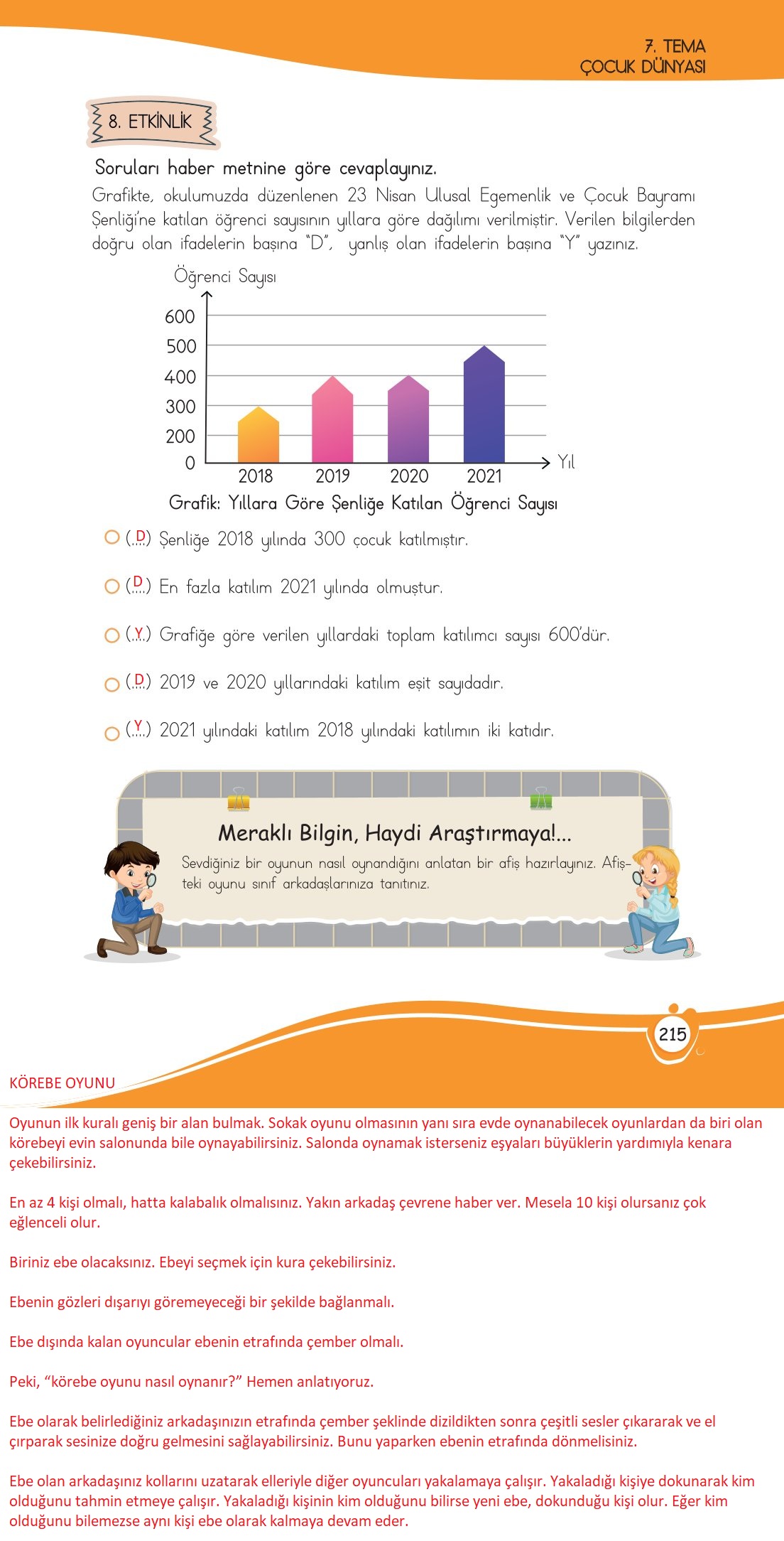 4. Sınıf Meb Yayınları Türkçe Ders Kitabı Sayfa 0215 Cevapları 4. Sınıf Meb Yayınları Türkçe Ders Kitabı Sayfa 0215 Cevapları