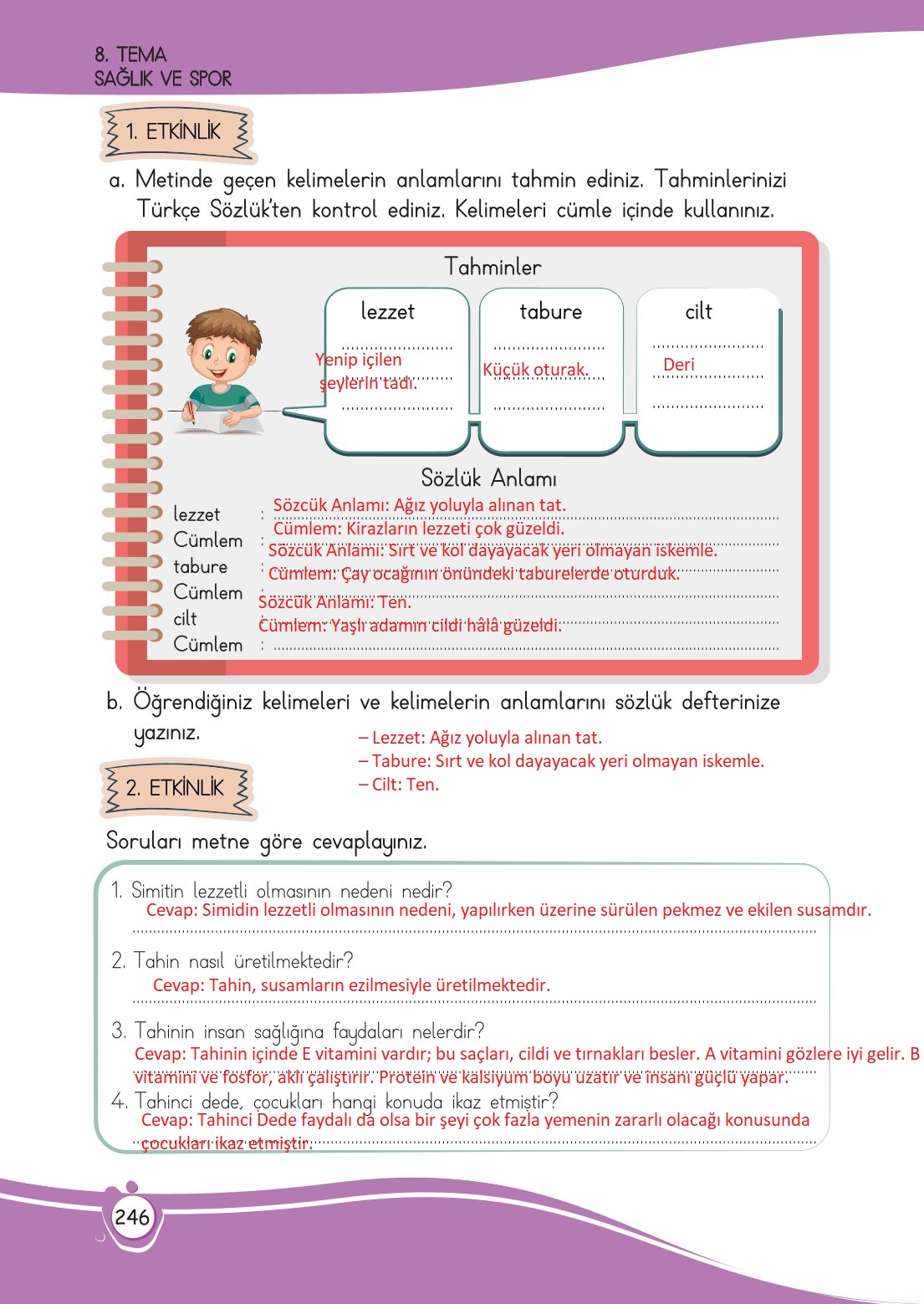 4. Sınıf Meb Yayınları Türkçe Ders Kitabı Sayfa 0246 Cevapları 4. Sınıf Meb Yayınları Türkçe Ders Kitabı Sayfa 0246 Cevapları