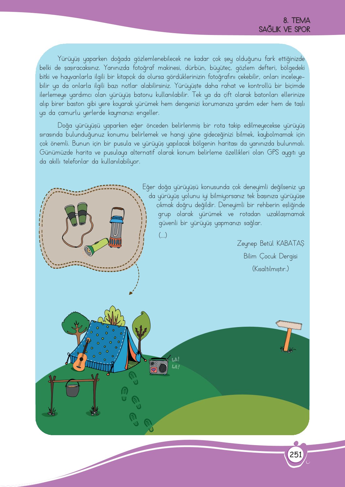 4. Sınıf Meb Yayınları Türkçe Ders Kitabı Sayfa 0251 Cevapları